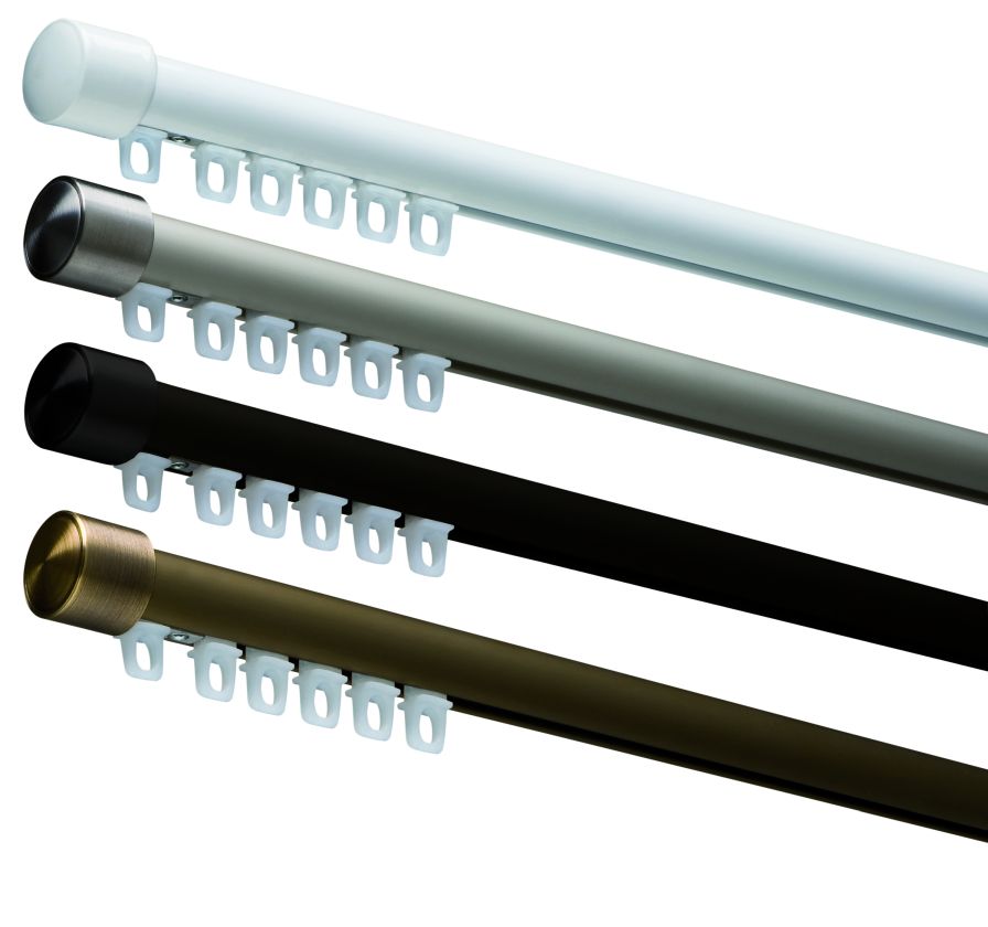 American Blinds: Prestige Modern Metal Traversing Drapery Hardware